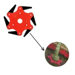 Heavy Duty 6 Teeth Tap & Go Blade for Petrol Brush Cutter